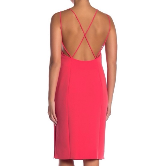 ✨NEW✨ RAG & BONE  Denton Strappy Dress Hot Pink Sz 8 - Picture 3 of 10